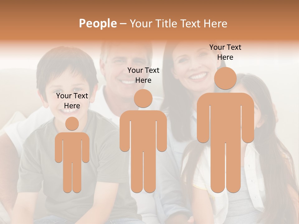 Portrait Home Man PowerPoint Template