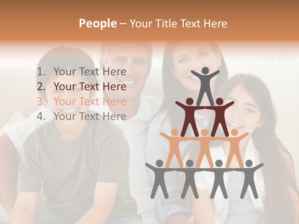 Portrait Home Man PowerPoint Template