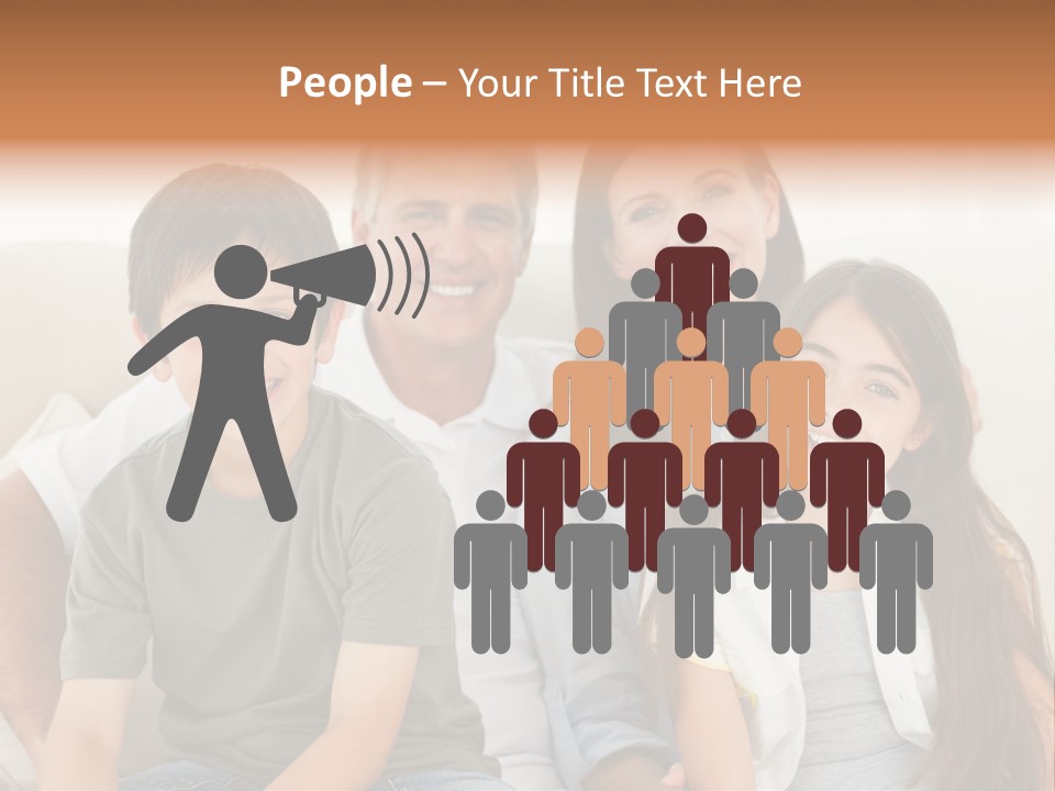 Portrait Home Man PowerPoint Template