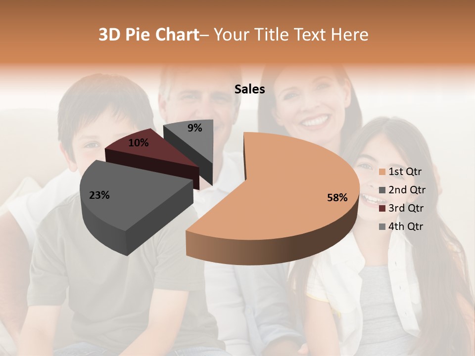 Portrait Home Man PowerPoint Template