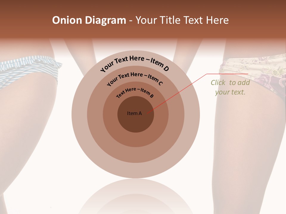 A Couple Of Women In Bikinis Holding Hands PowerPoint Template