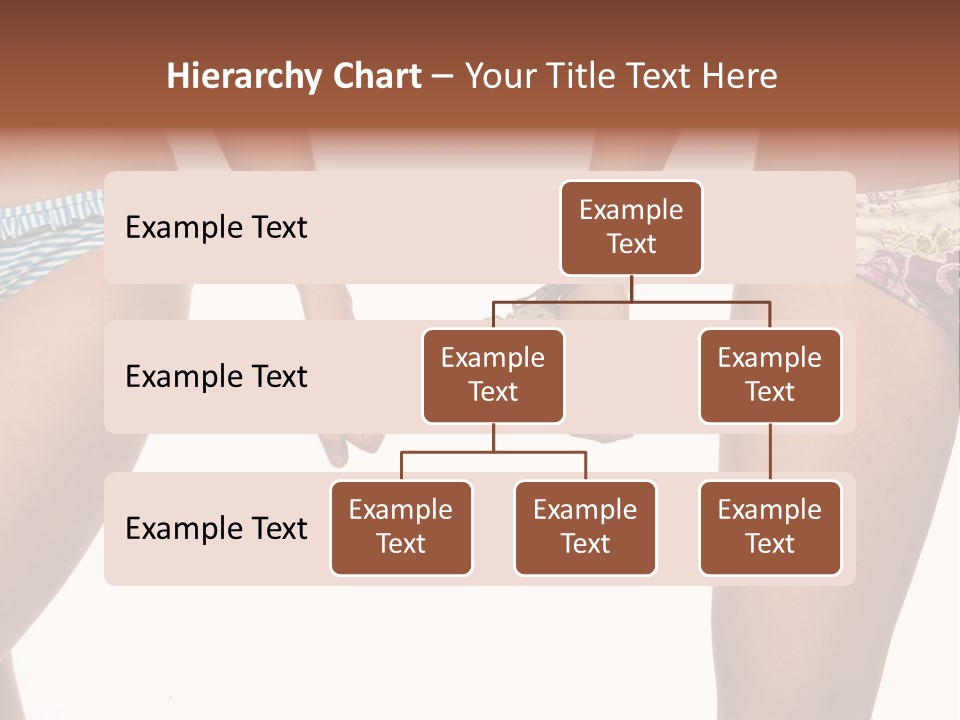 A Couple Of Women In Bikinis Holding Hands PowerPoint Template