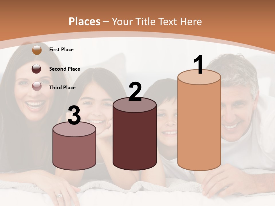 Girl White Looking PowerPoint Template