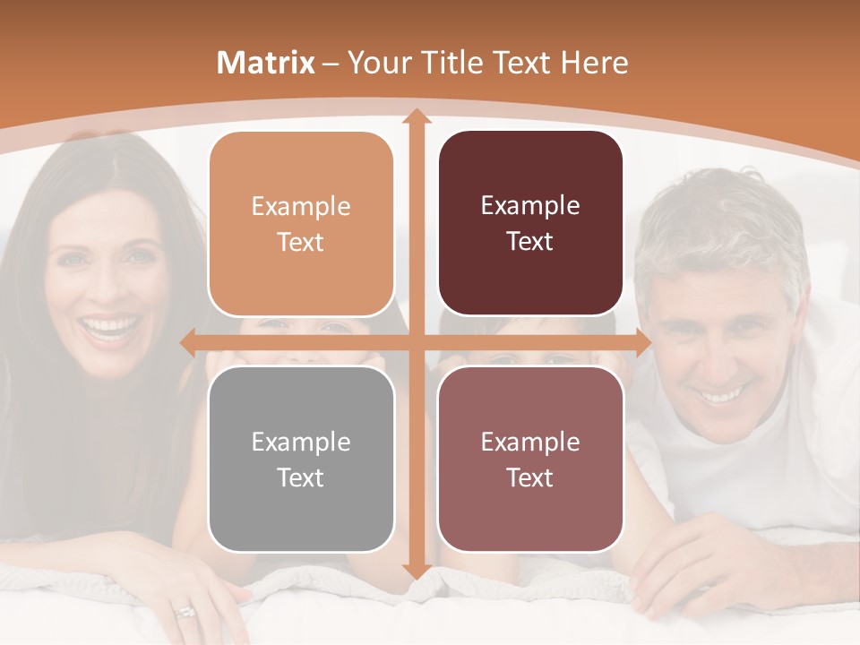 Girl White Looking PowerPoint Template