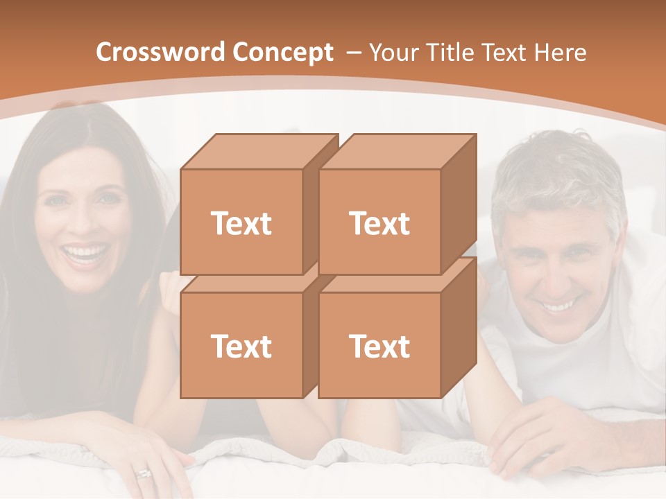 Girl White Looking PowerPoint Template