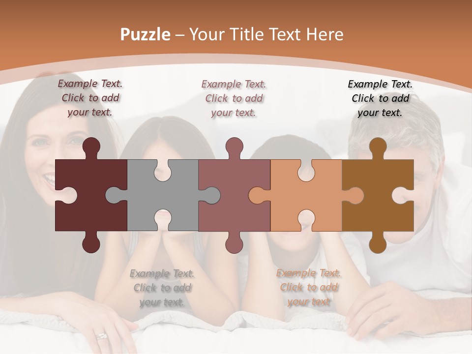 Girl White Looking PowerPoint Template