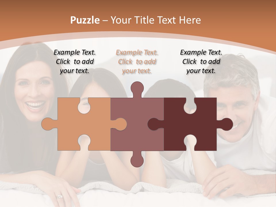 Girl White Looking PowerPoint Template