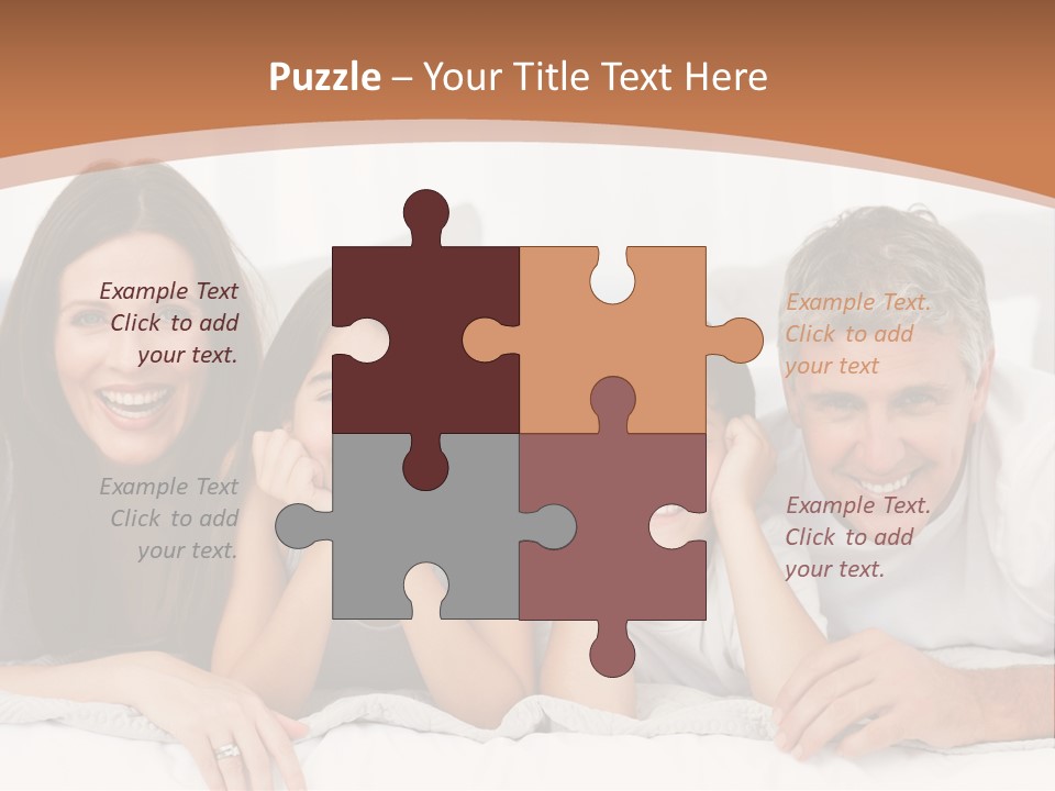 Girl White Looking PowerPoint Template