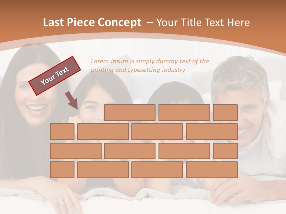 Girl White Looking PowerPoint Template