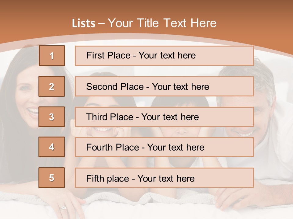 Girl White Looking PowerPoint Template