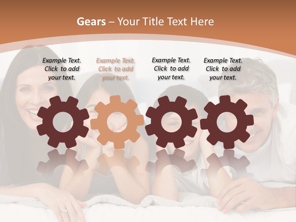 Girl White Looking PowerPoint Template