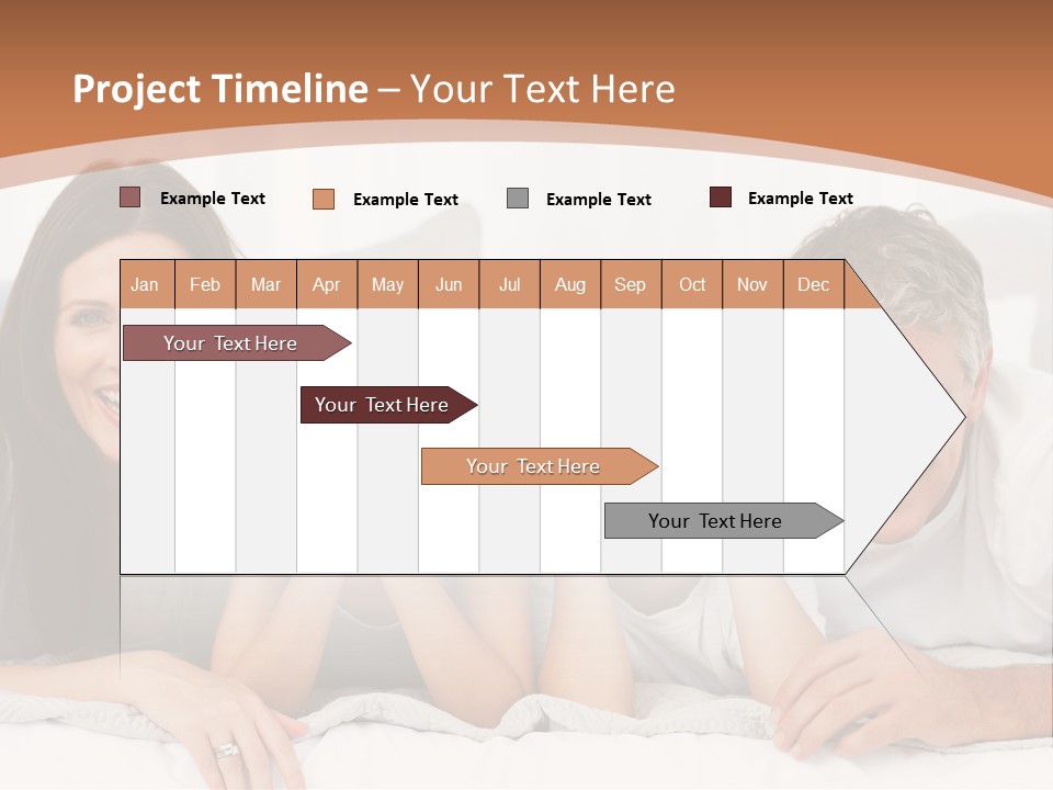 Girl White Looking PowerPoint Template