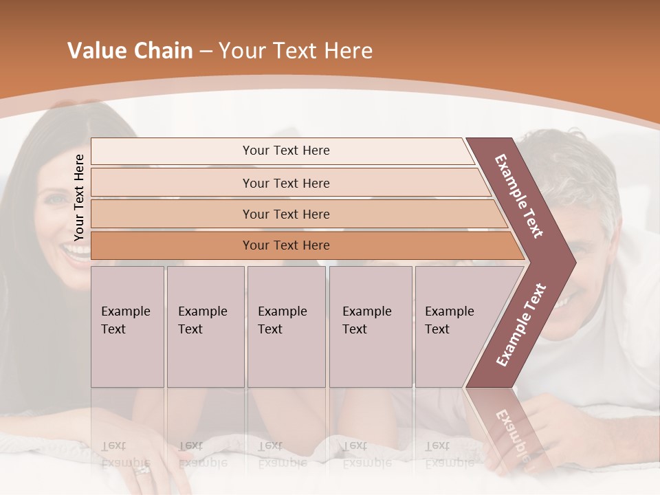 Girl White Looking PowerPoint Template