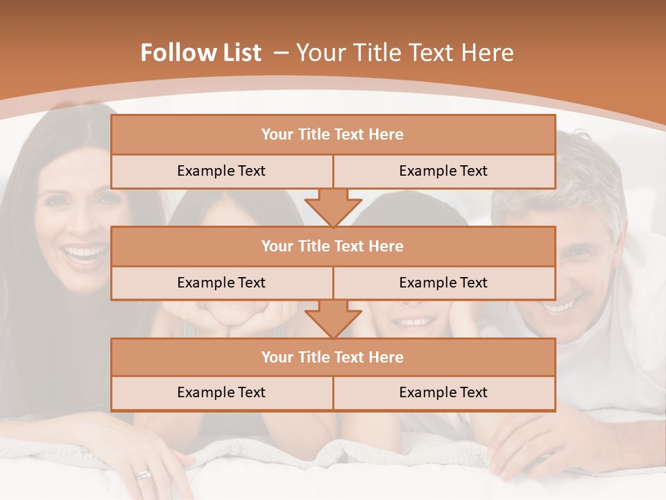 Girl White Looking PowerPoint Template