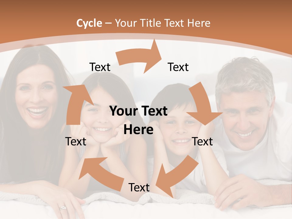 Girl White Looking PowerPoint Template