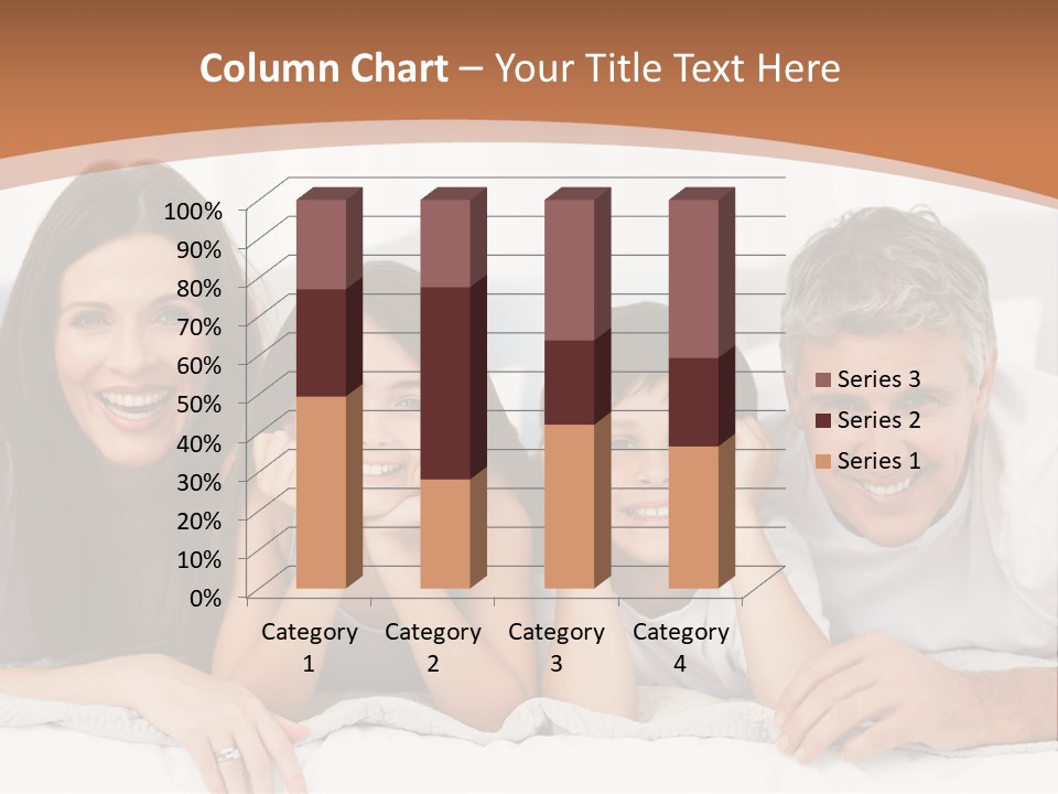 Girl White Looking PowerPoint Template