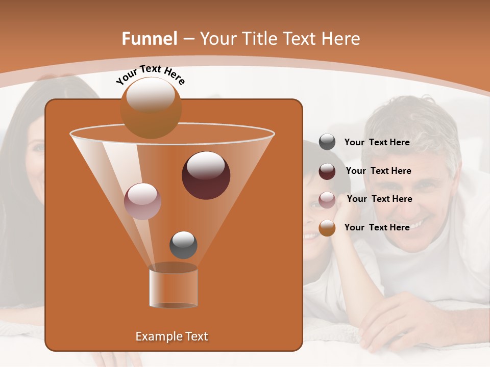 Girl White Looking PowerPoint Template