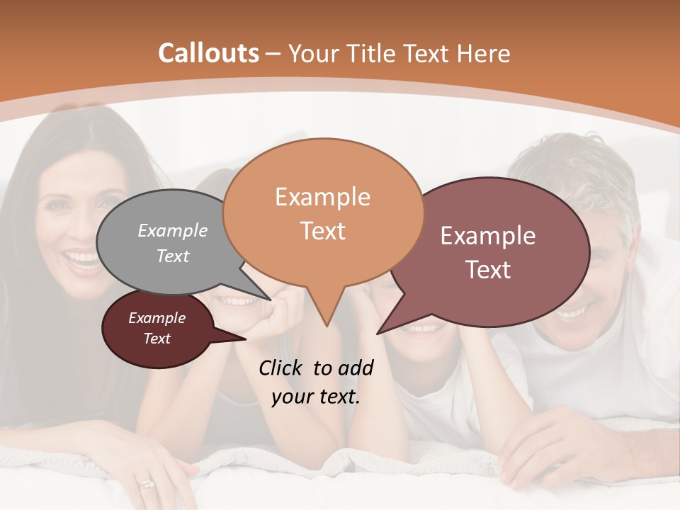 Girl White Looking PowerPoint Template