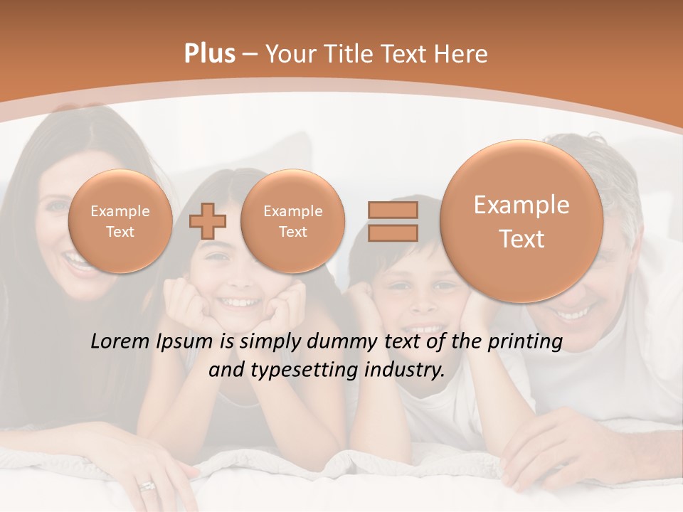 Girl White Looking PowerPoint Template