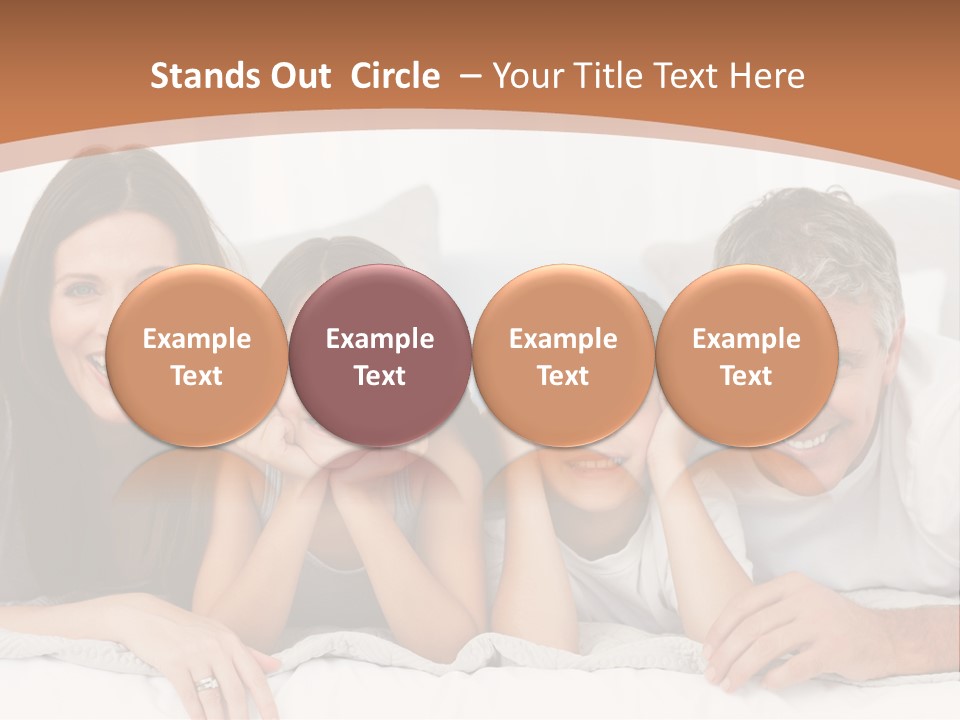 Girl White Looking PowerPoint Template