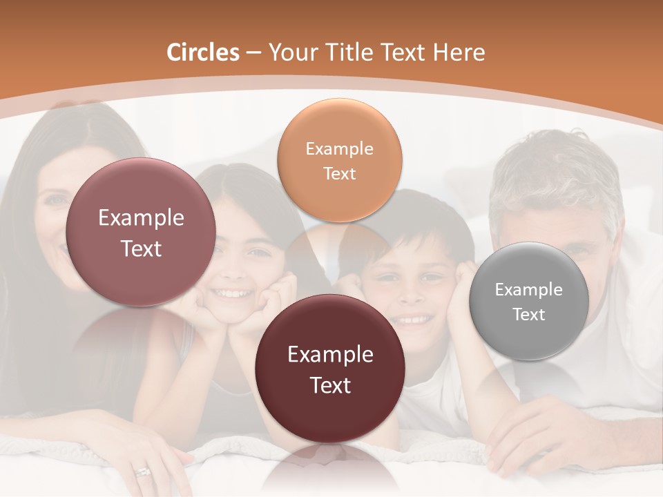 Girl White Looking PowerPoint Template