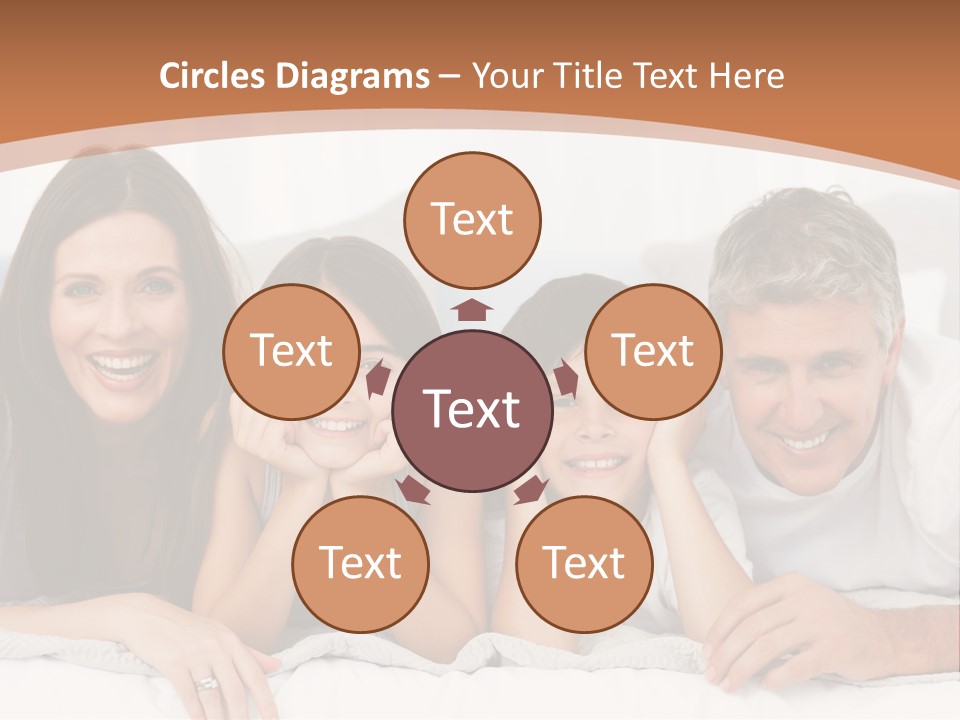 Girl White Looking PowerPoint Template