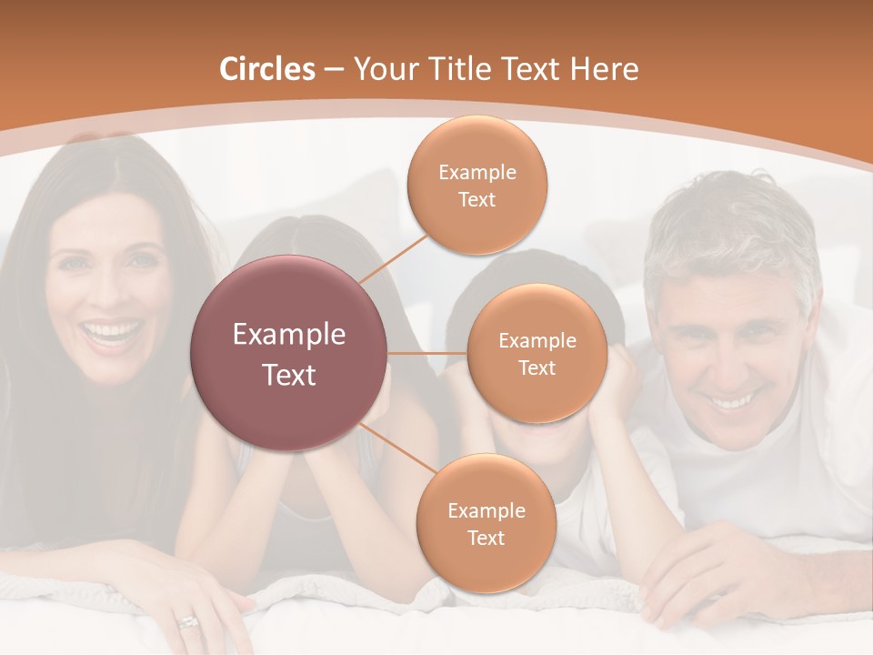 Girl White Looking PowerPoint Template