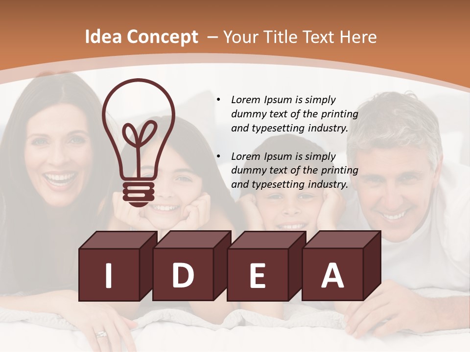 Girl White Looking PowerPoint Template