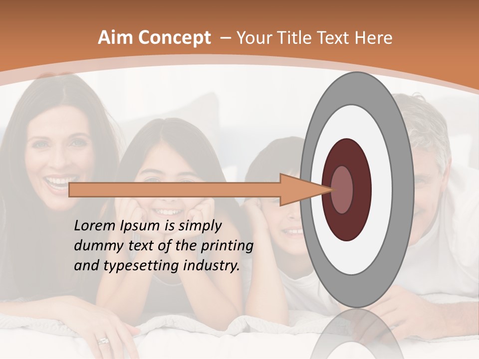 Girl White Looking PowerPoint Template