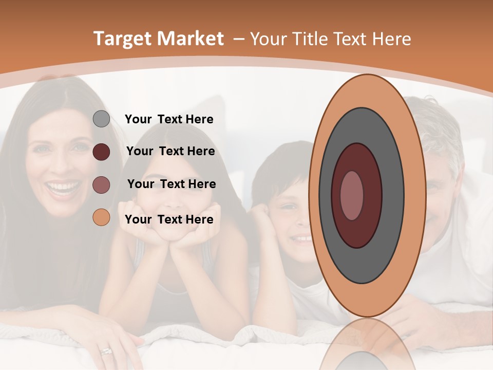 Girl White Looking PowerPoint Template