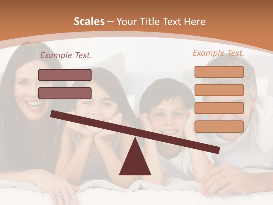 Girl White Looking PowerPoint Template