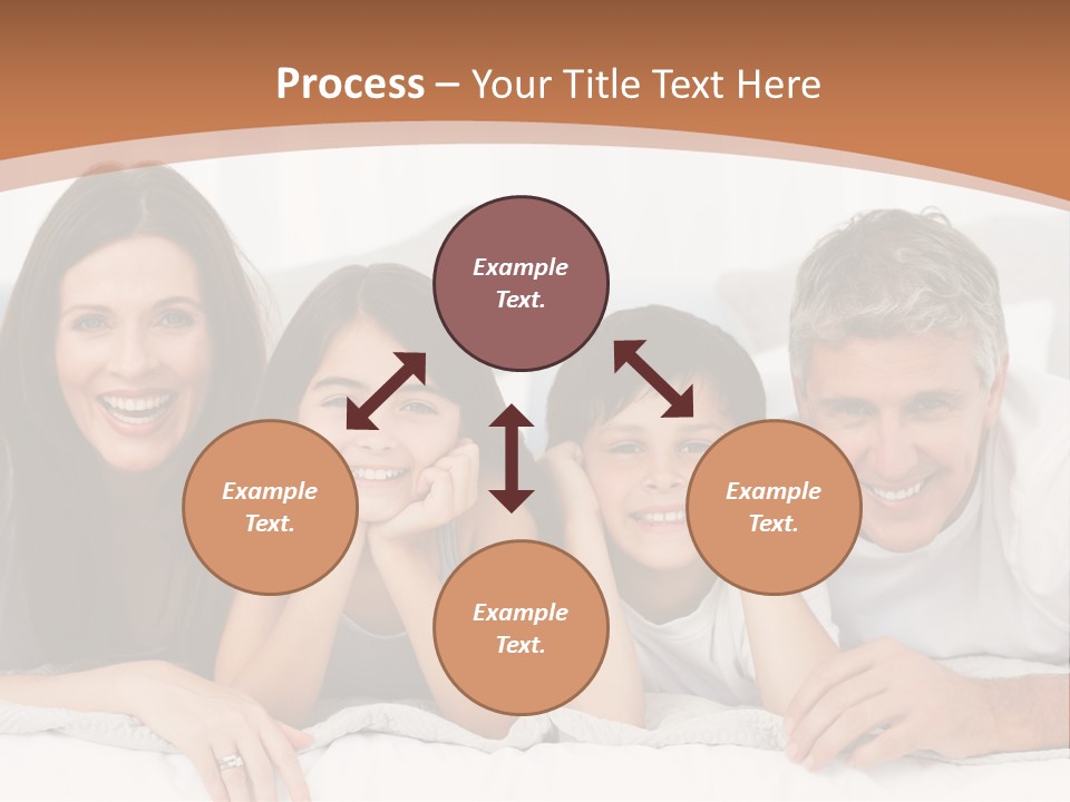 Girl White Looking PowerPoint Template
