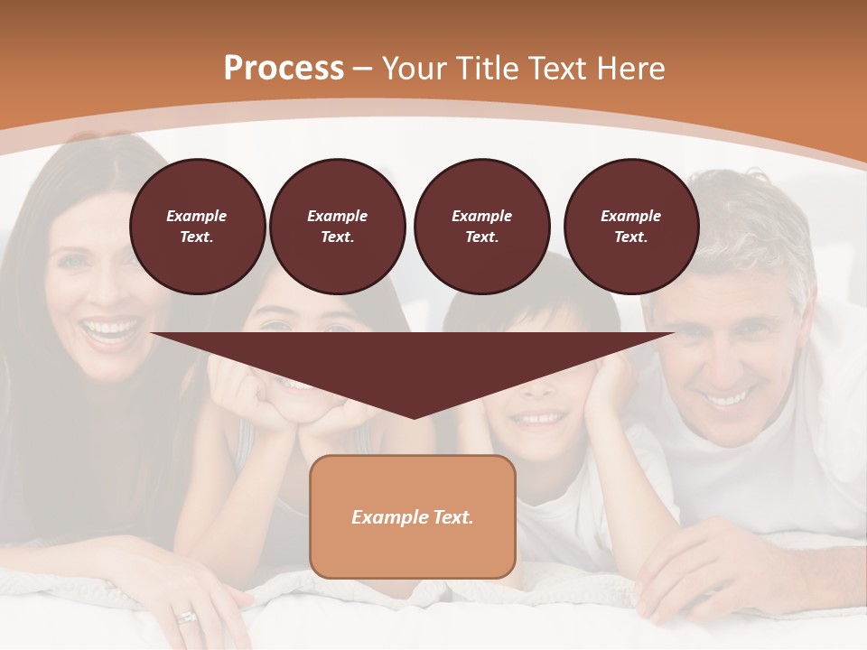 Girl White Looking PowerPoint Template