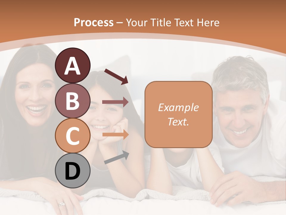 Girl White Looking PowerPoint Template