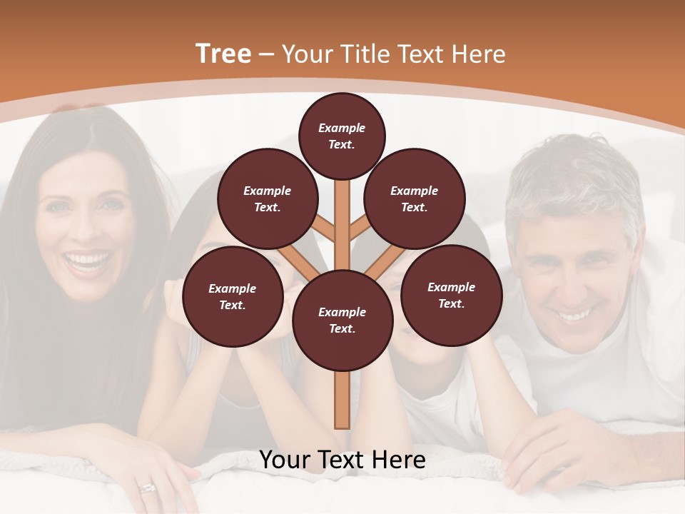 Girl White Looking PowerPoint Template