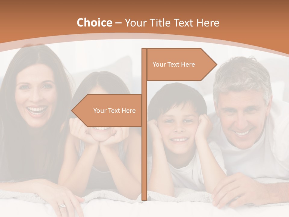 Girl White Looking PowerPoint Template