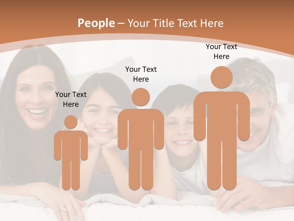 Girl White Looking PowerPoint Template