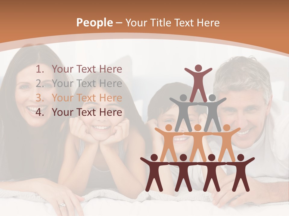 Girl White Looking PowerPoint Template