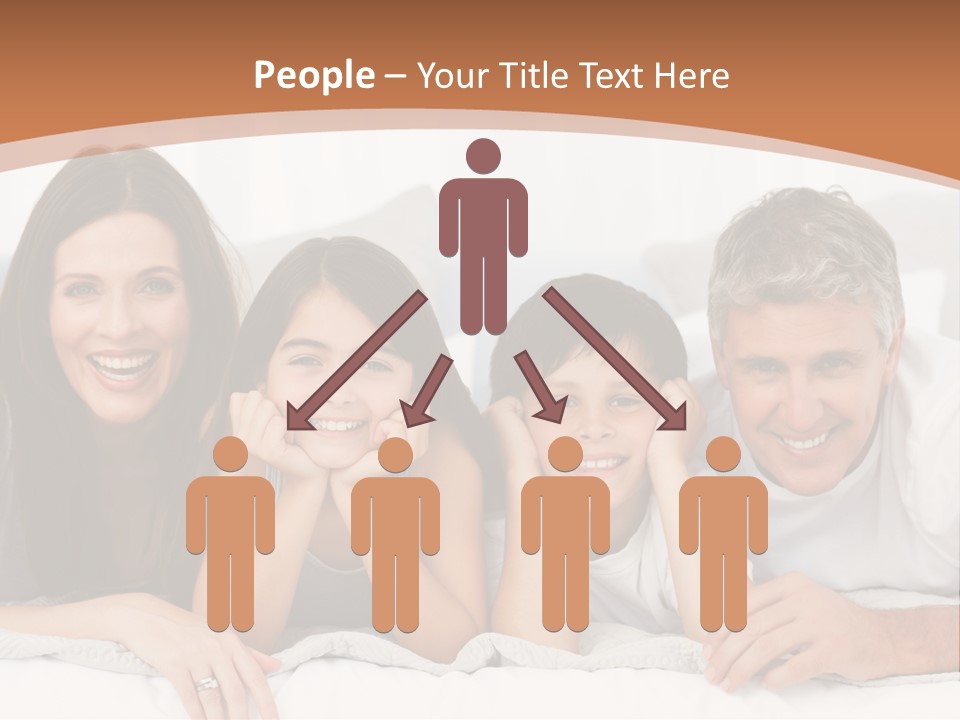 Girl White Looking PowerPoint Template