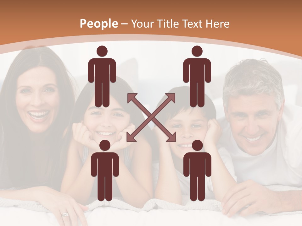 Girl White Looking PowerPoint Template