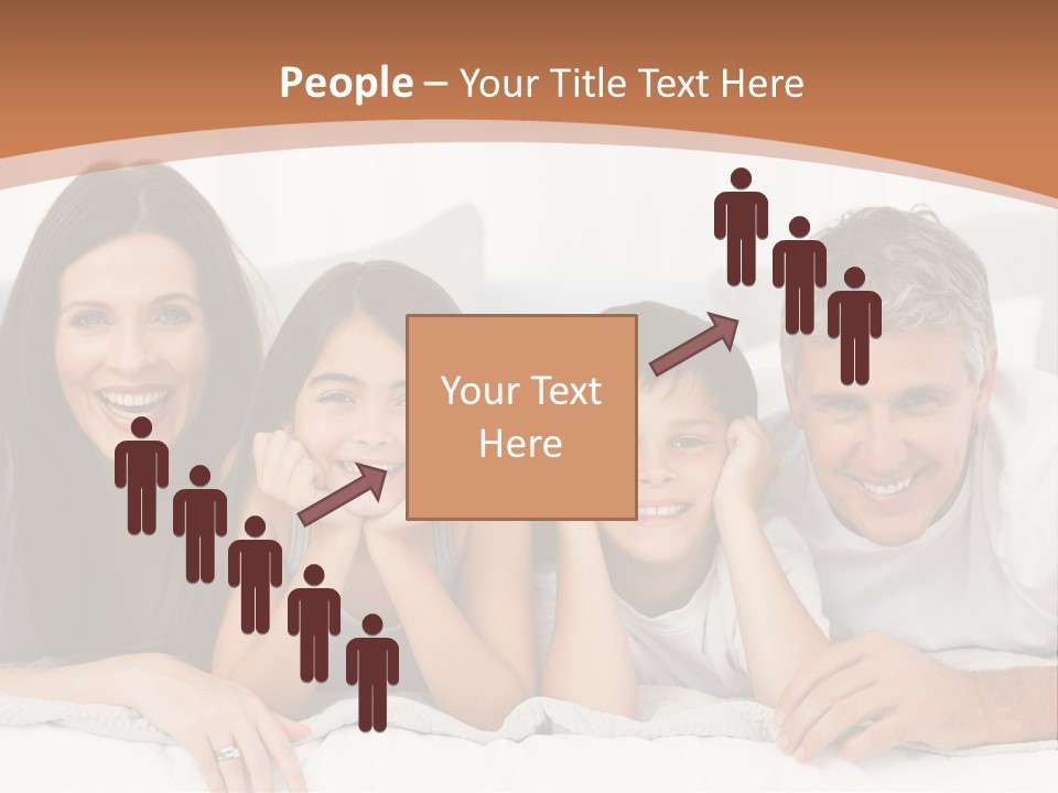 Girl White Looking PowerPoint Template