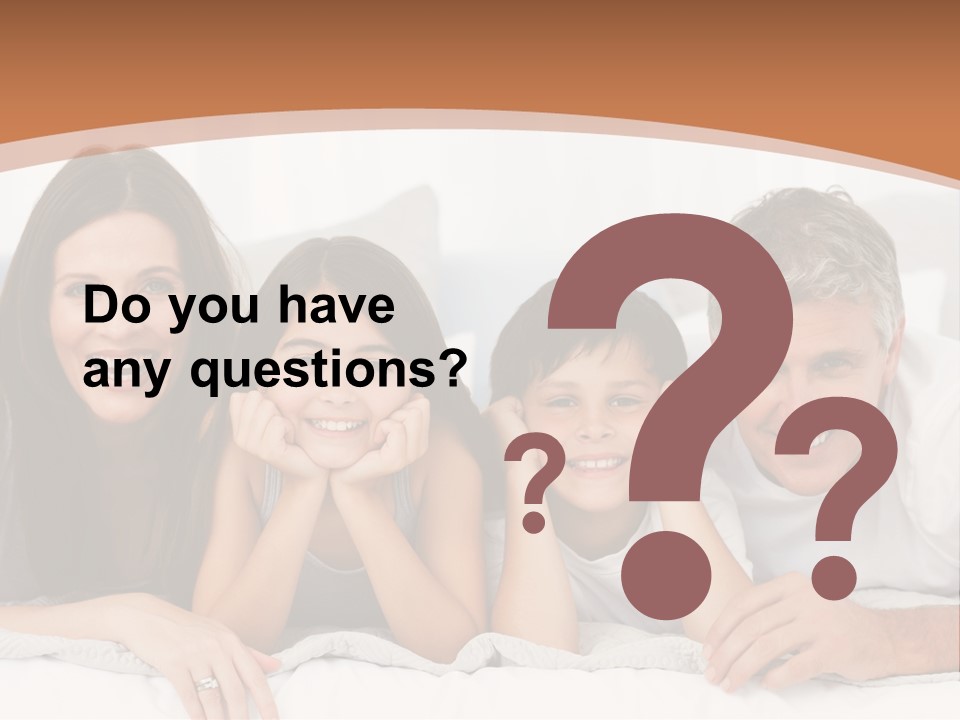 Girl White Looking PowerPoint Template