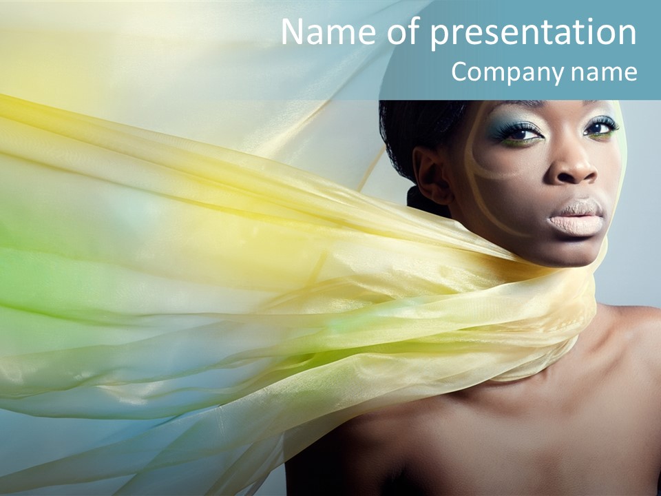 Fabric Fantasy Skin PowerPoint Template