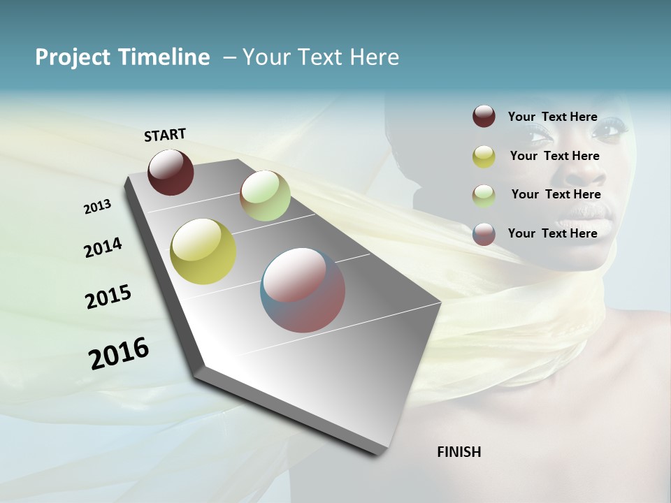 Fabric Fantasy Skin PowerPoint Template