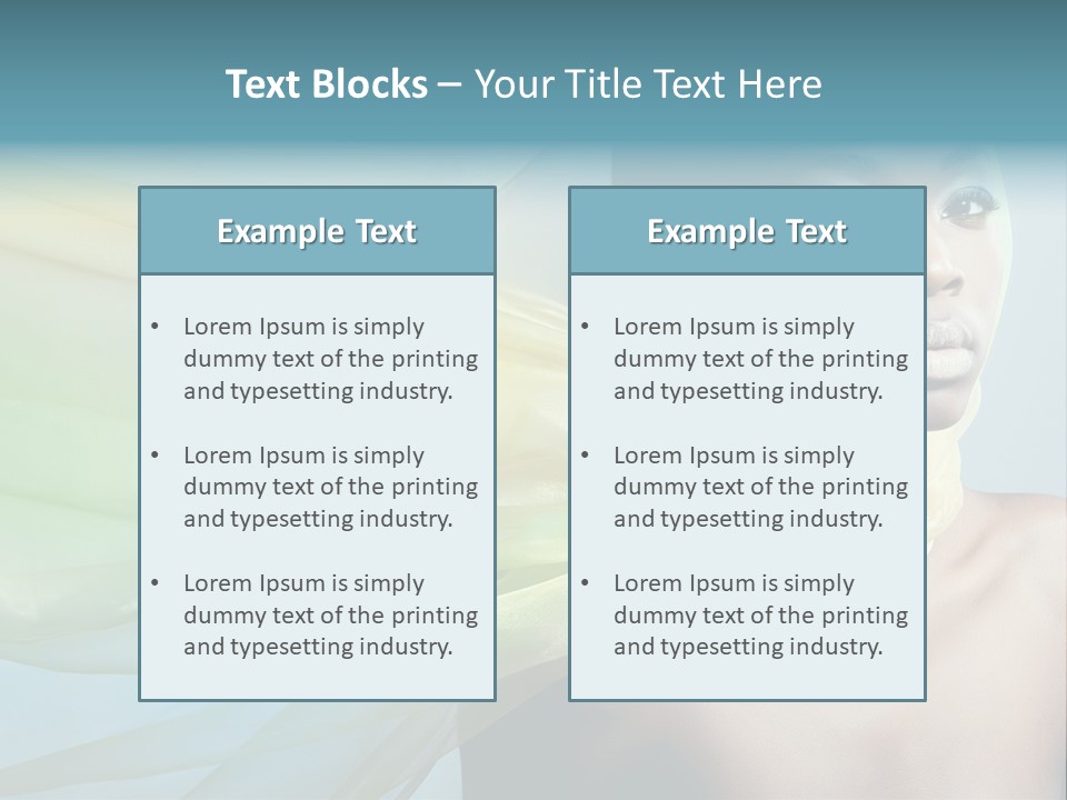 Fabric Fantasy Skin PowerPoint Template