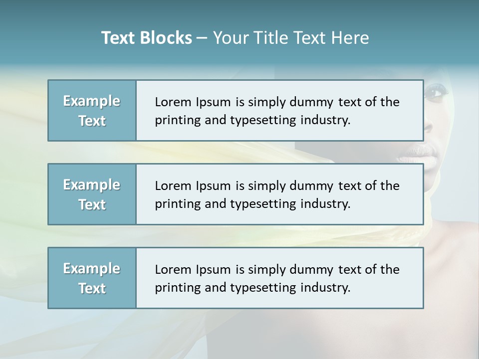 Fabric Fantasy Skin PowerPoint Template