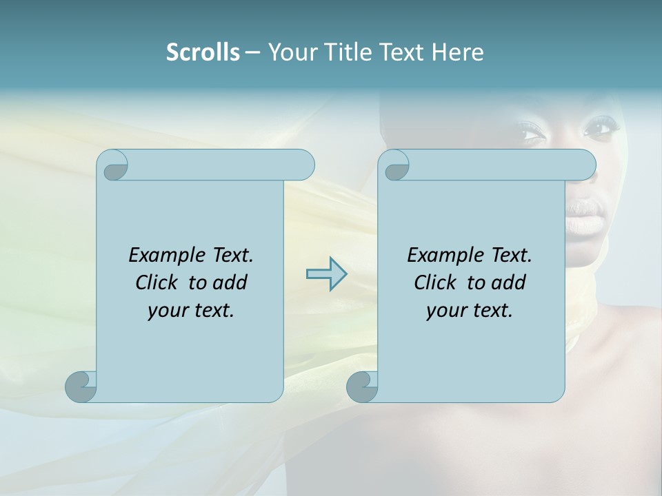 Fabric Fantasy Skin PowerPoint Template