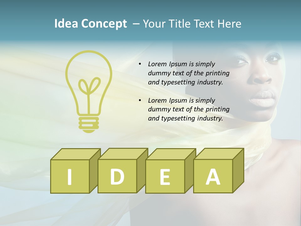 Fabric Fantasy Skin PowerPoint Template