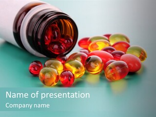 Medical Yellow Overdose PowerPoint Template