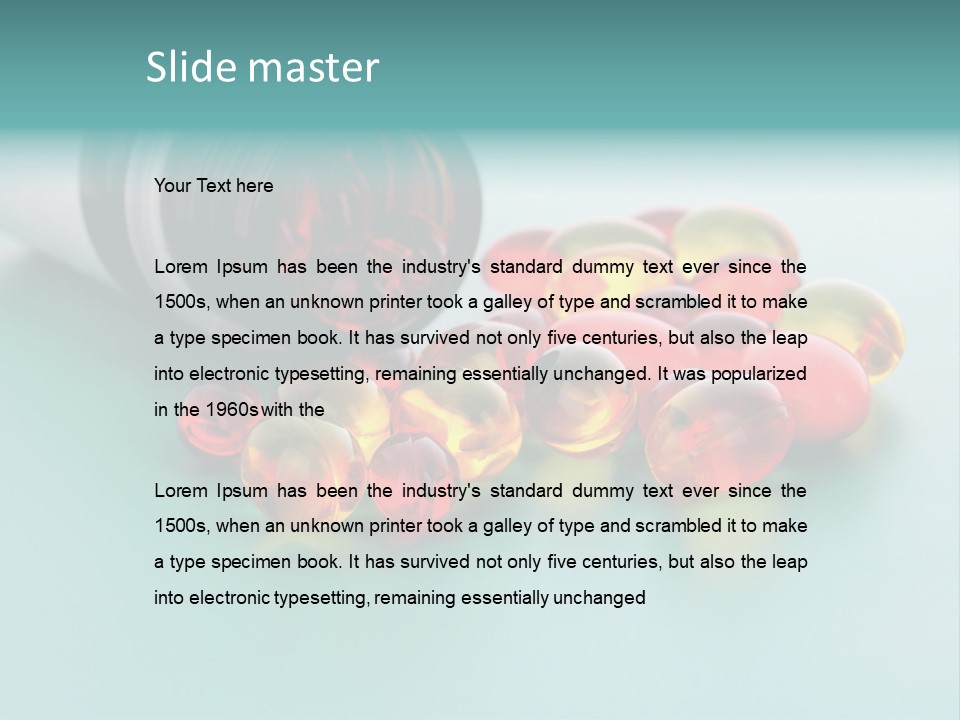 Medical Yellow Overdose PowerPoint Template